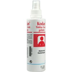 Eine Flasche mit alkoholfreiem Haut-Desinfektionsmittel.